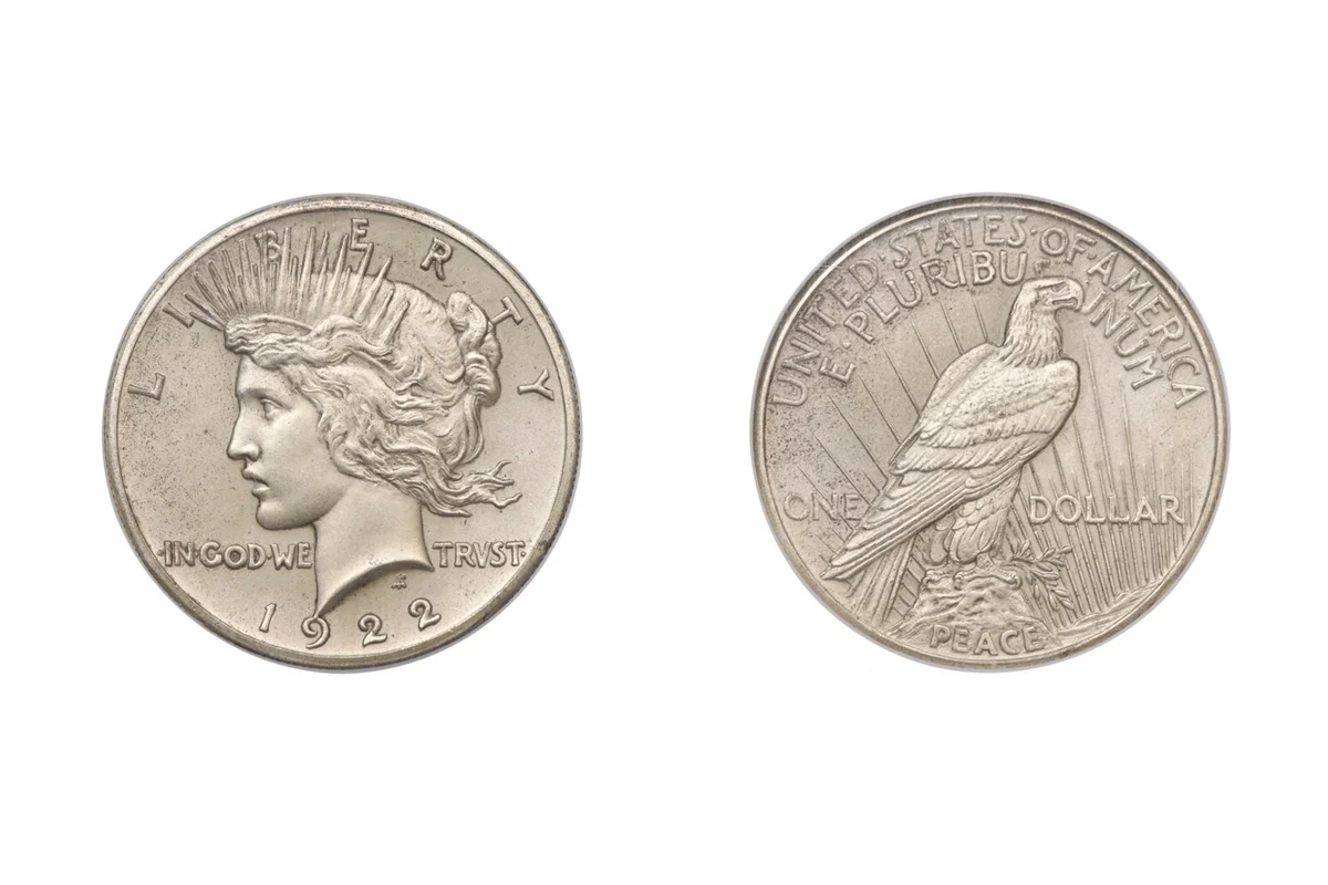 1922-Peace Dollar High Relief Matte proof