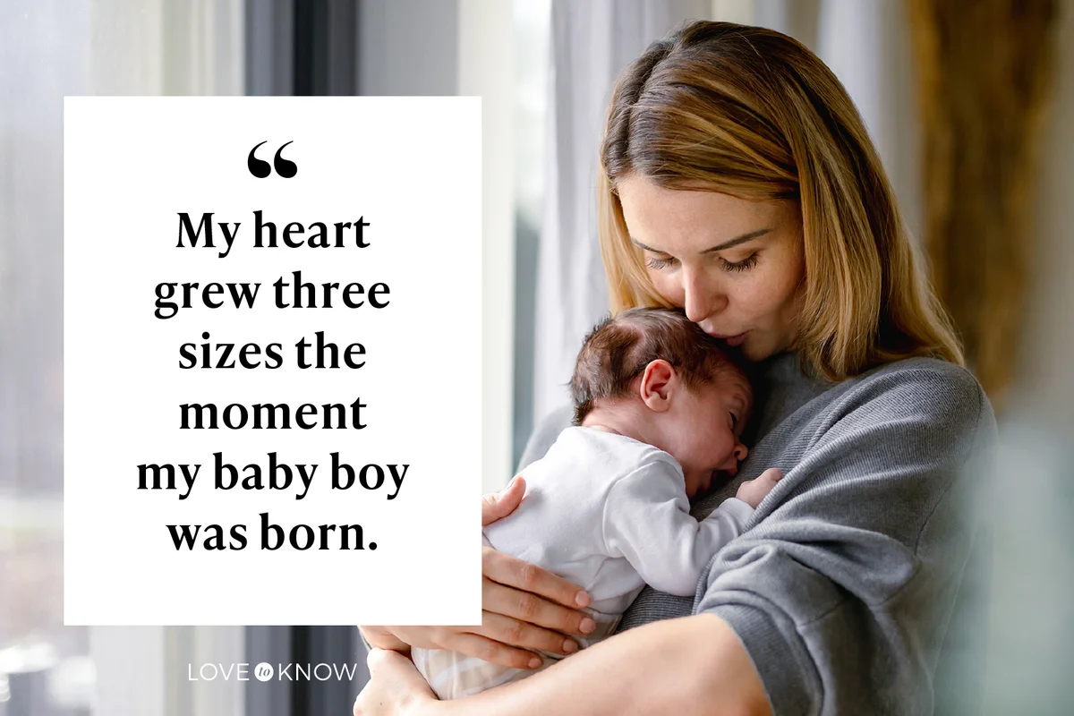 My heart grew three sizes the moment my baby boy was born.