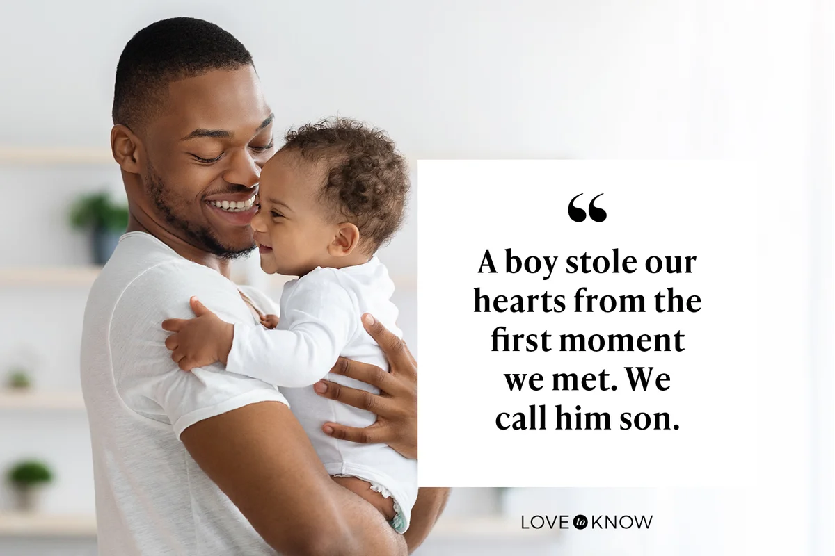 A boy stole our hearts from the first moment we met. We call him son.