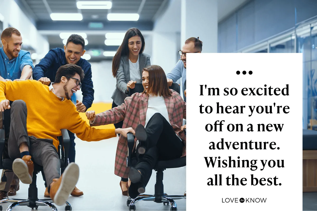 I'm so excited to hear you're off on a new adventure. Wishing you all the best. 