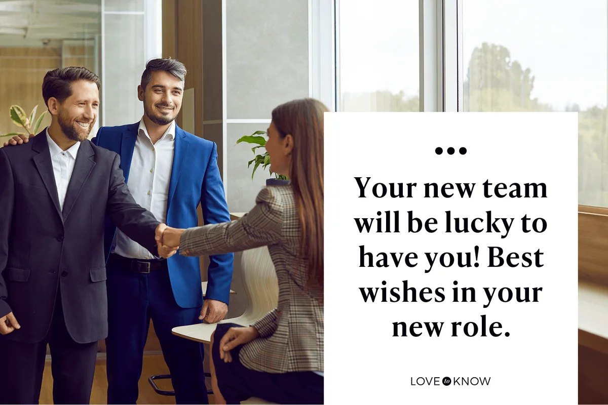 Your new team will be lucky to have you! Best wishes in your new role.