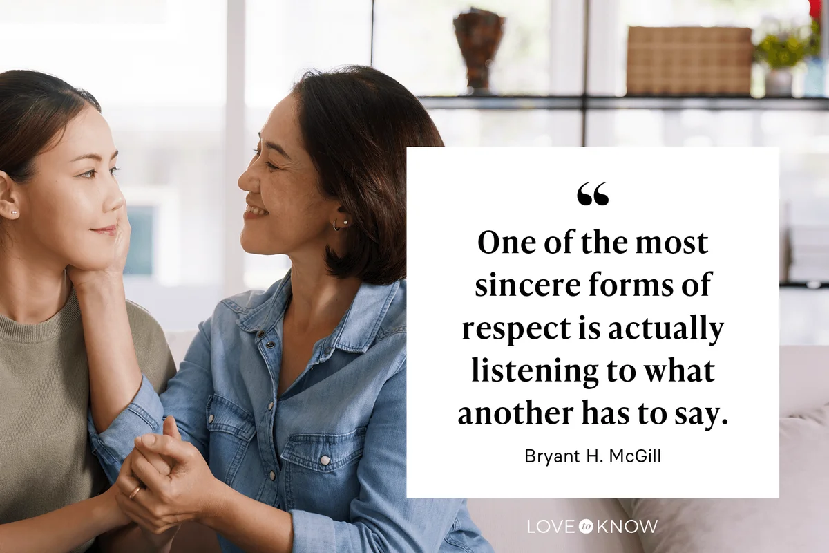 "One of the most sincere forms of respect is actually listening to what another has to say." - Bryant H. McGill