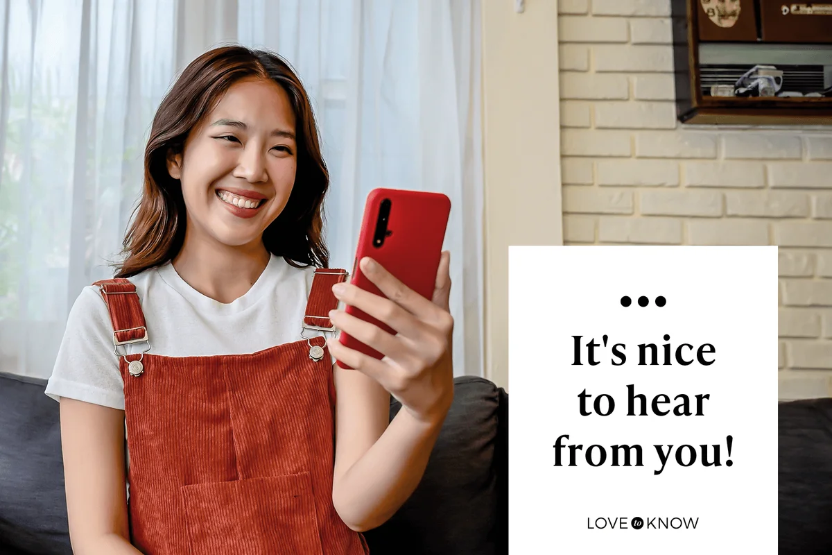 It's nice to hear from you!