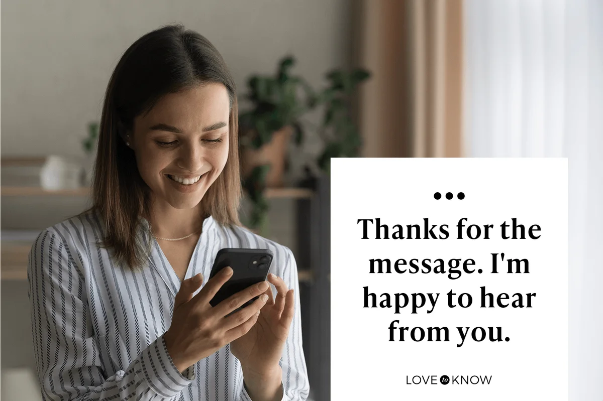 Thanks for the message. I'm happy to hear from you.