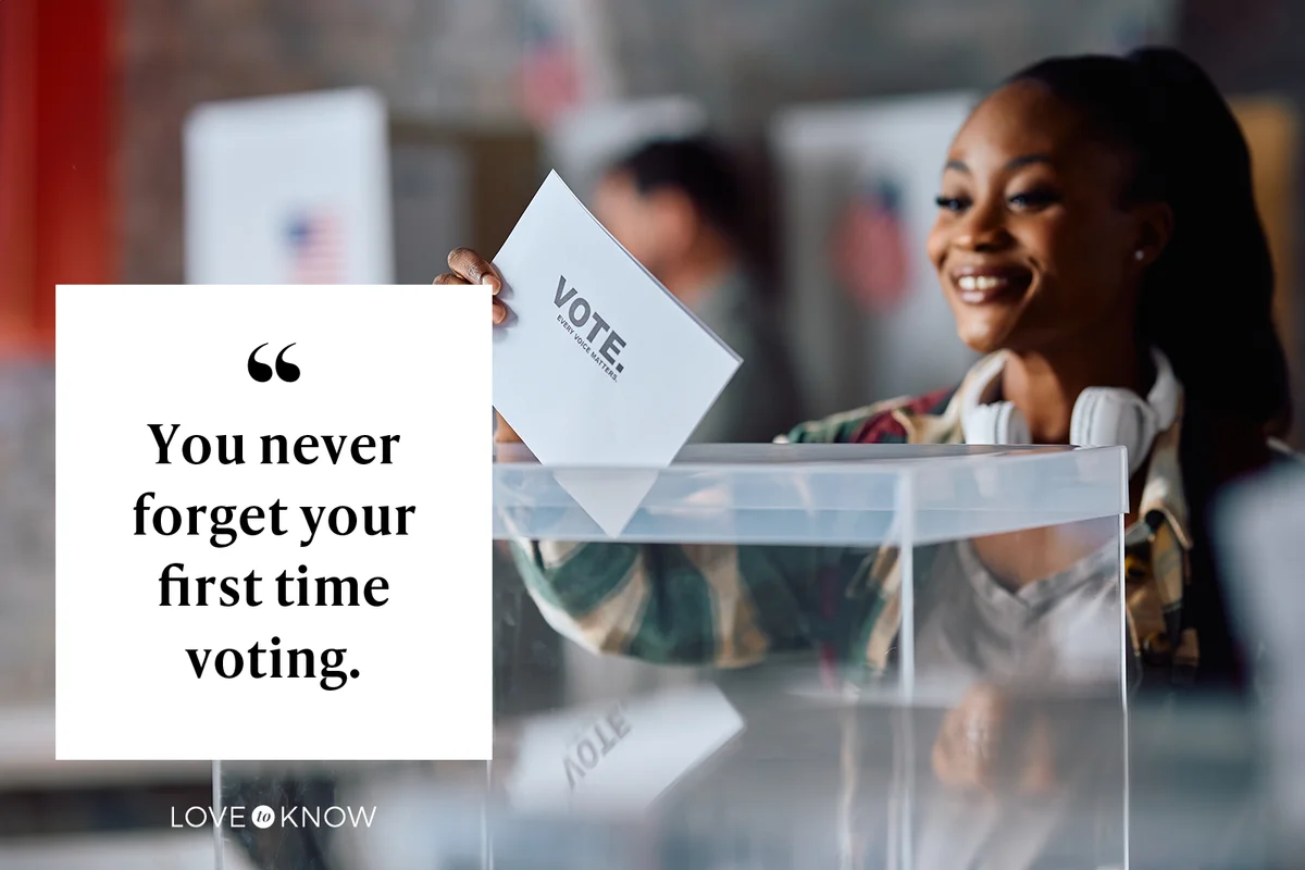 You never forget your first time voting.