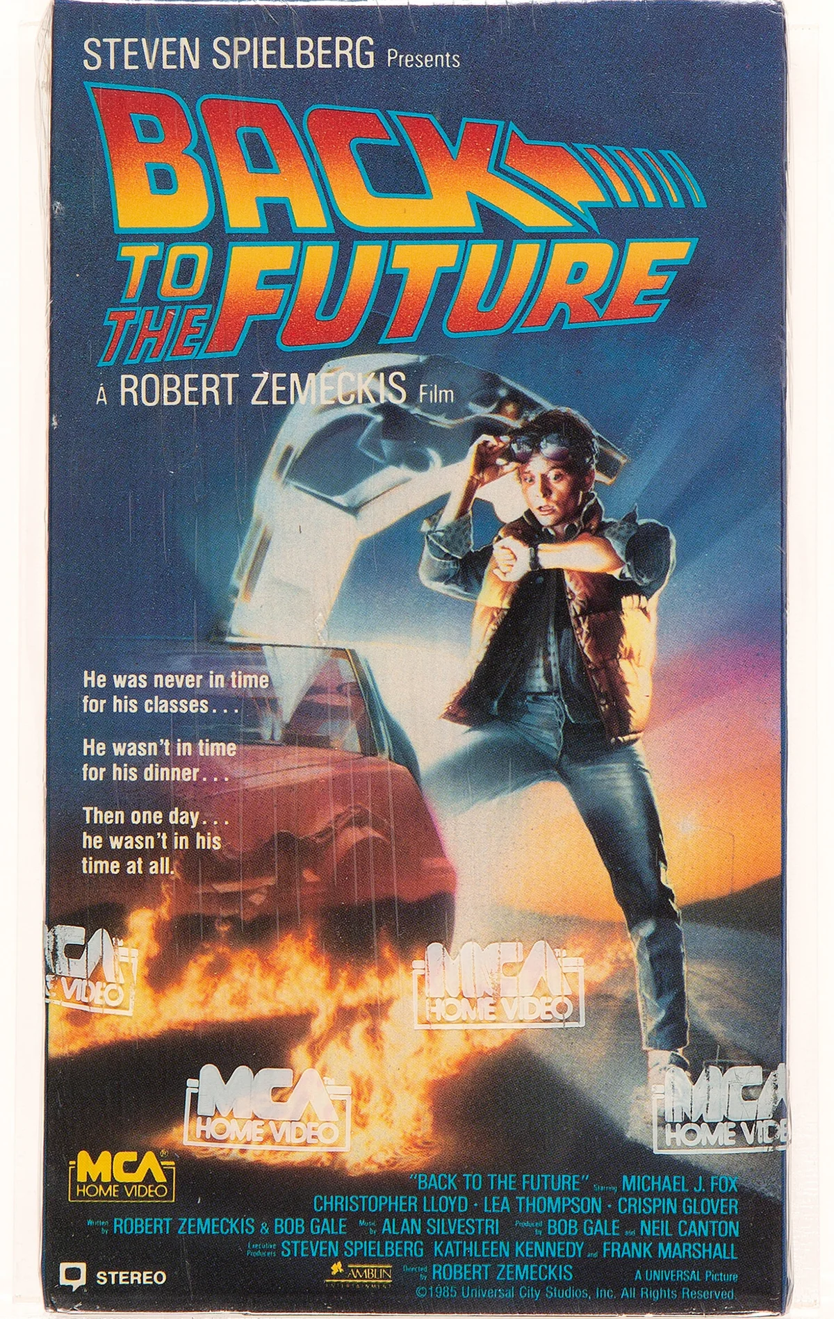 Back To The Future VHS 1986