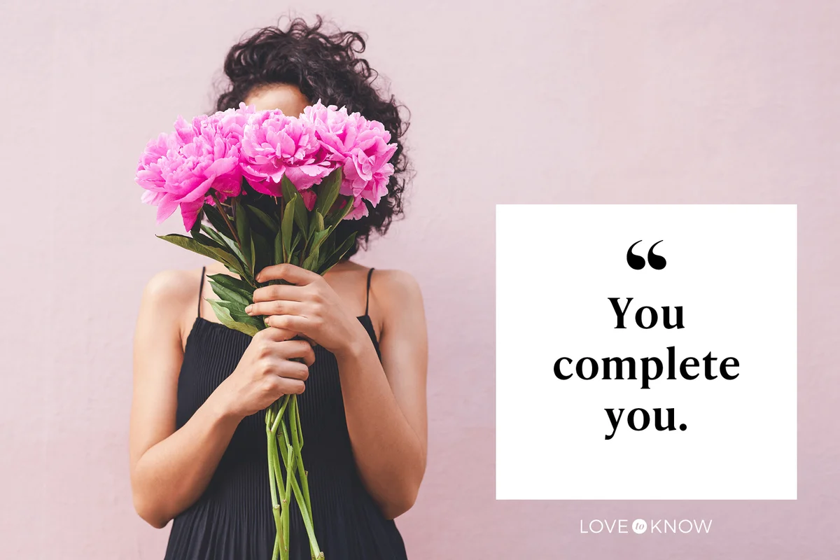 You complete you.