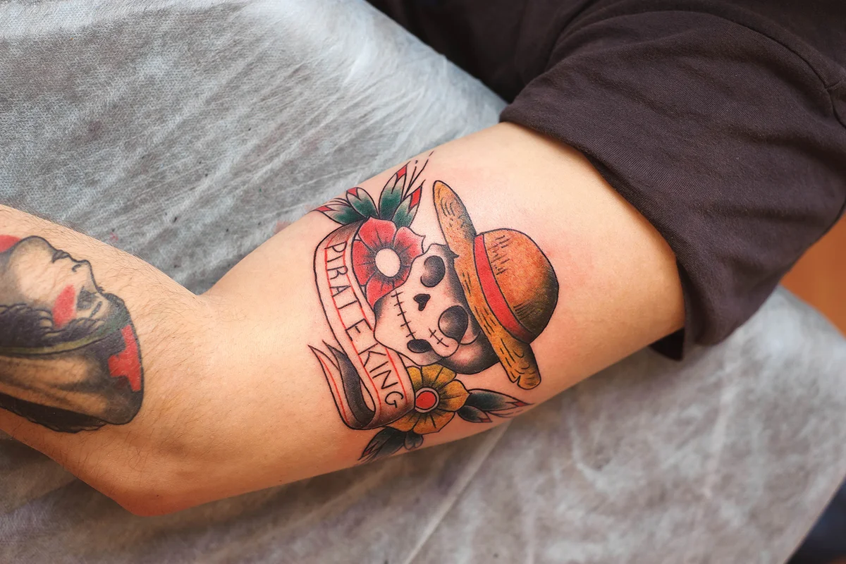 ready tattoo in tattoo salon