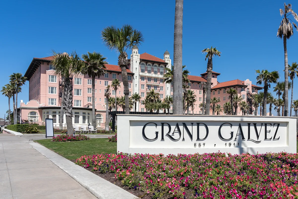 The Grand Galvez Resort and Spa is a historic beachfront resort hotel on the Texas Gulf Coast