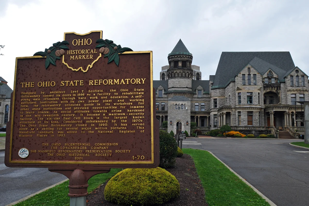 The Ohio State Reformatory in Mansfield, a former prison