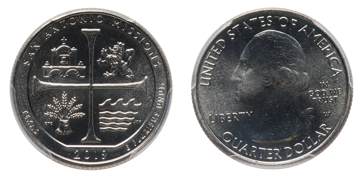 2019-W San Antonio Missions National Park Quarter