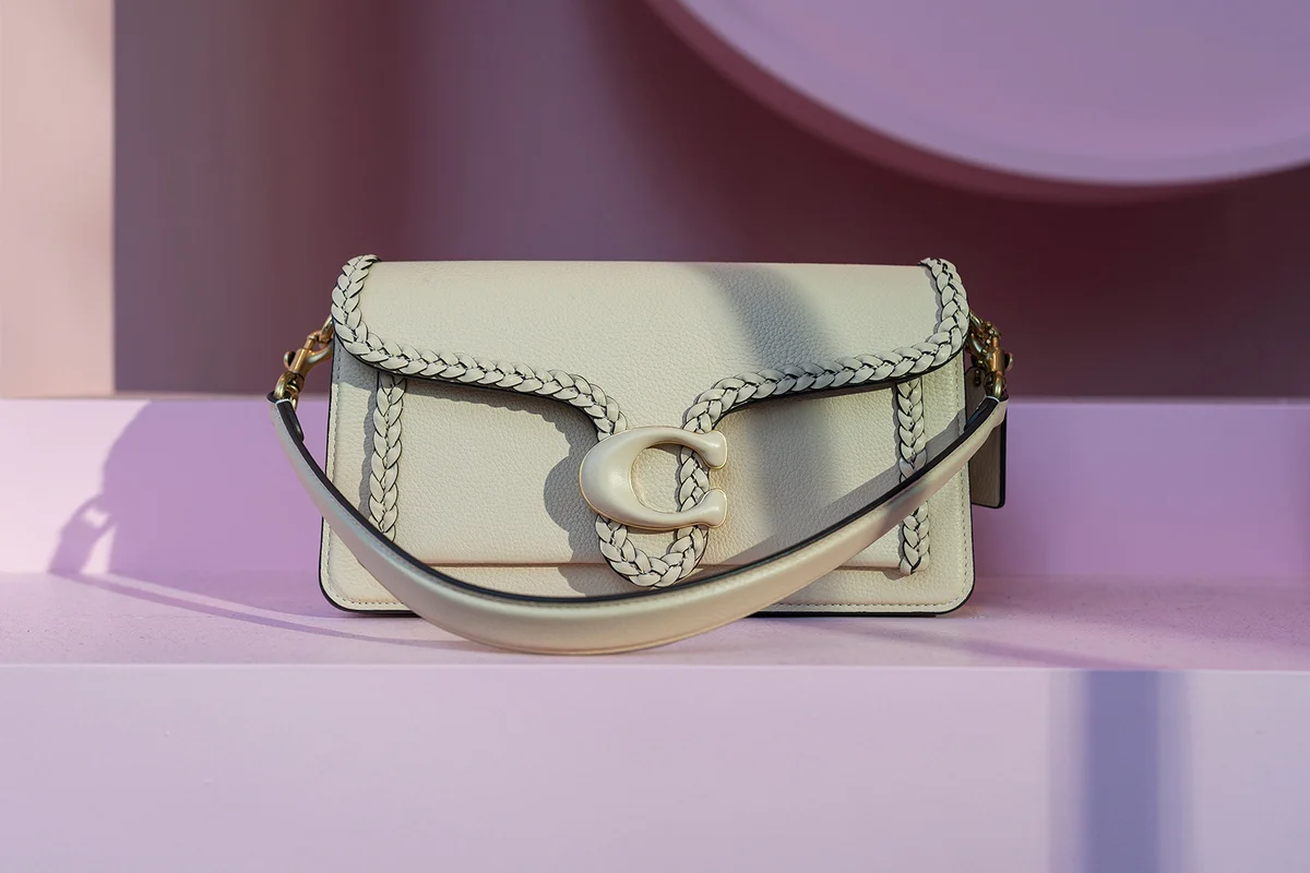 COACH white bag