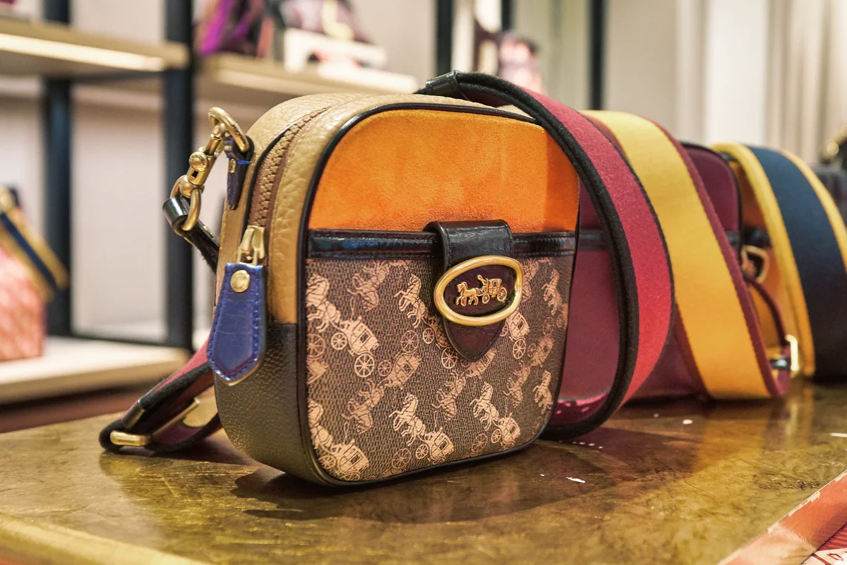 KUALA LUMPUR, MALAYSIA - CIRCA JANUARY, 2020: bags on display at Coach store in Suria KLCC shopping mall in Kuala Lumpur.