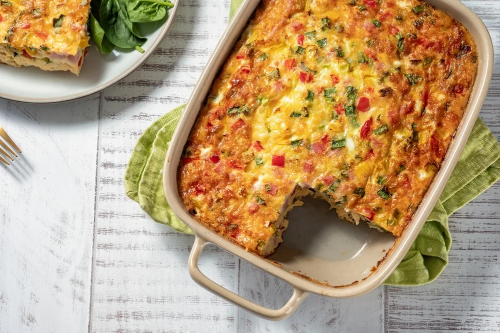 breakfast casserole with eggs