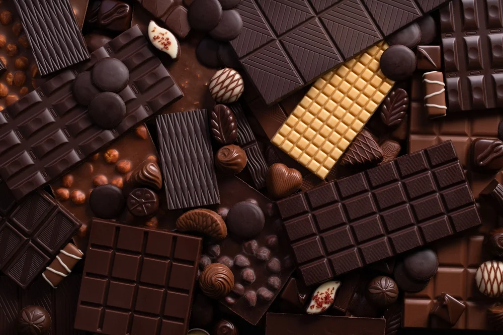 assorted chocolate bars