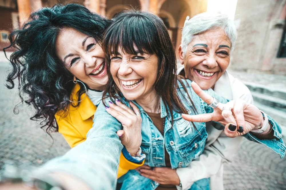 group of mature women