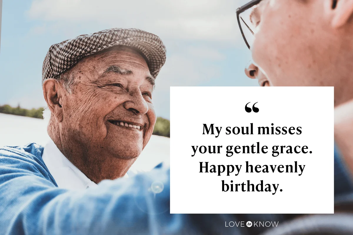 My soul misses your gentle grace. Happy heavenly birthday.