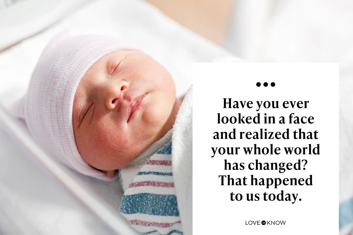 Have you ever looked in a face and realized that your whole world has changed? That happened to us today.
