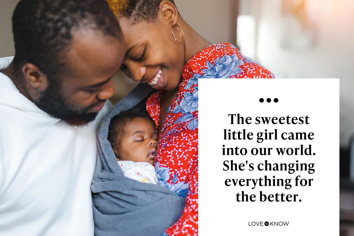 The sweetest little girl came into our world. She's changing everything for the better.