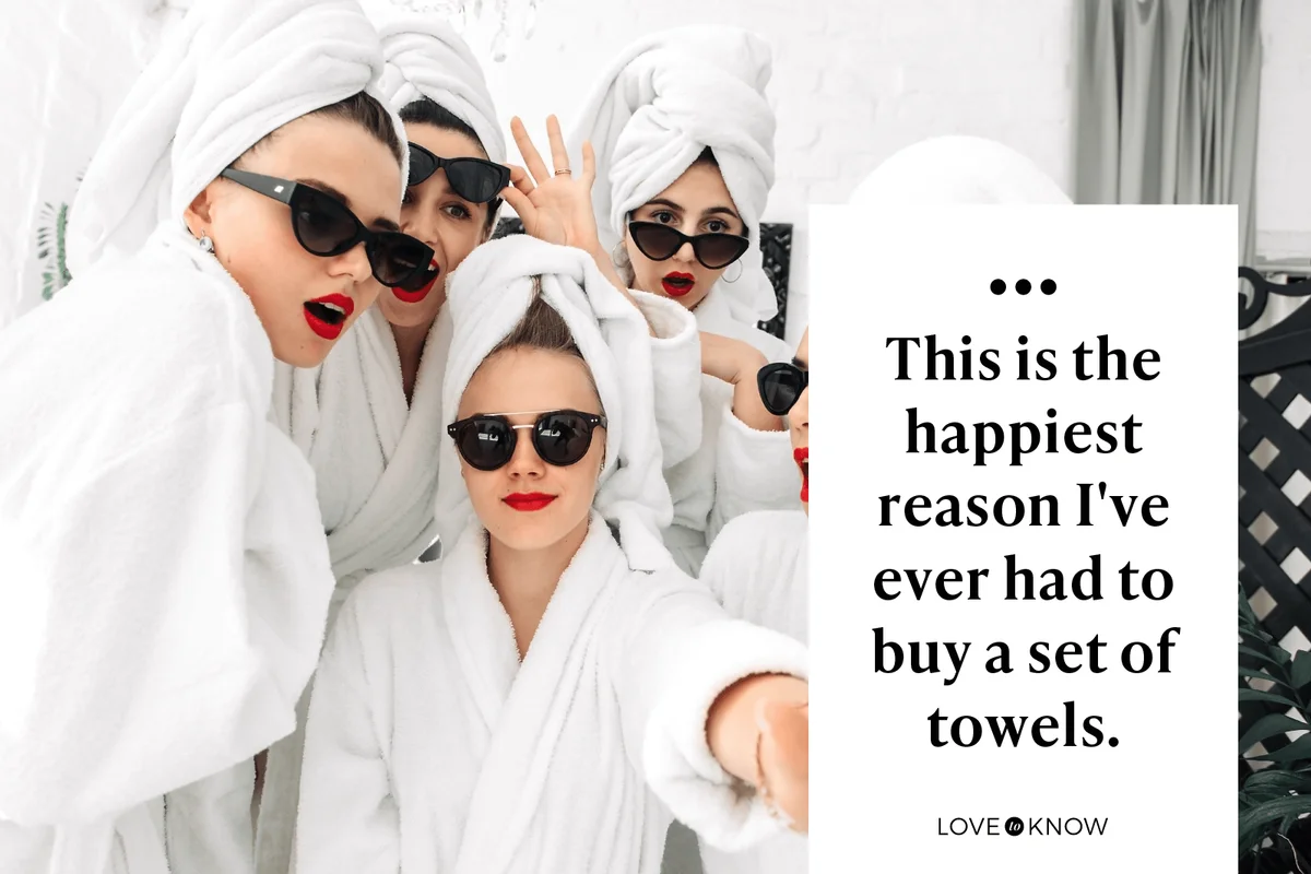 This is the happiest reason I've ever had to buy a set of towels.