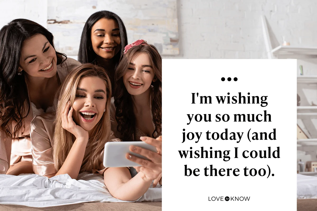 I'm wishing you so much joy today (and wishing I could be there too).