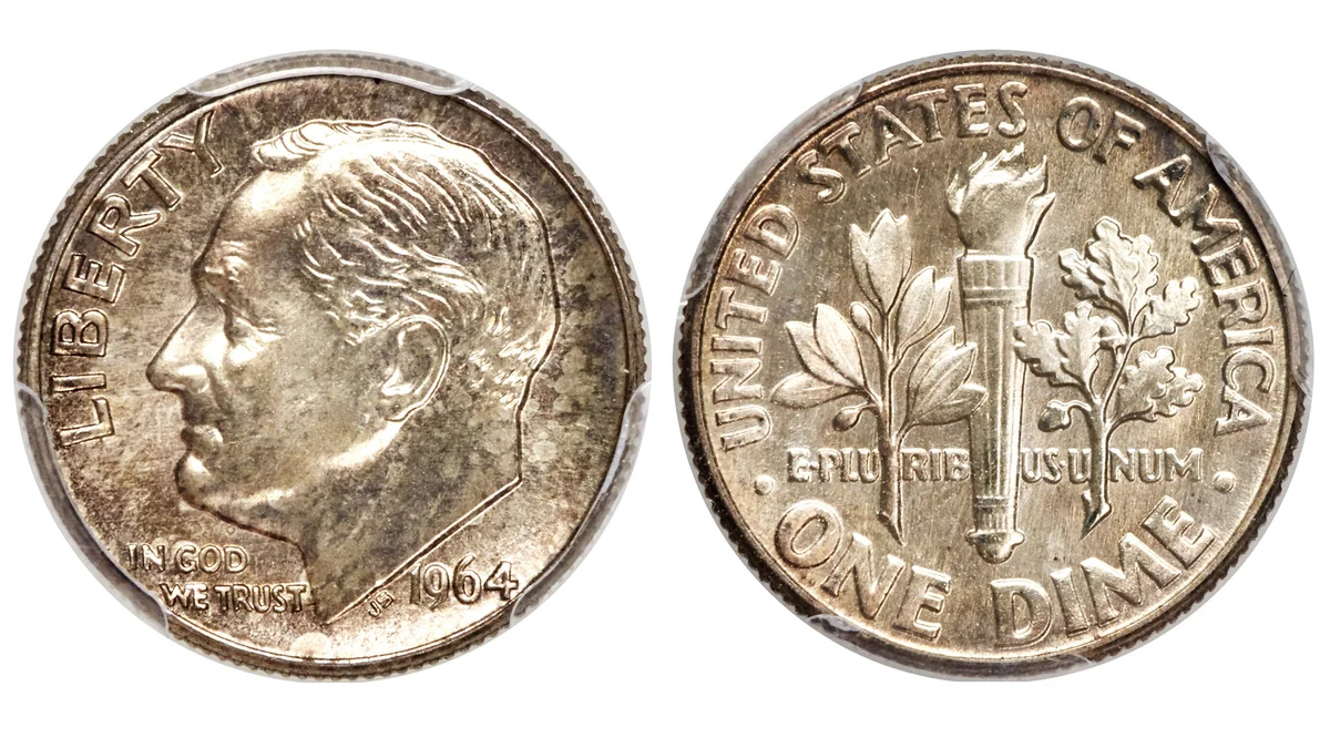 1964 SMS Roosevelt Dime