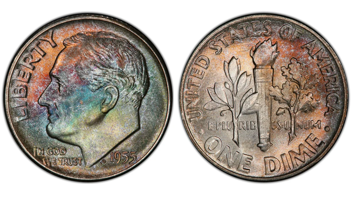1955 Roosevelt Dime