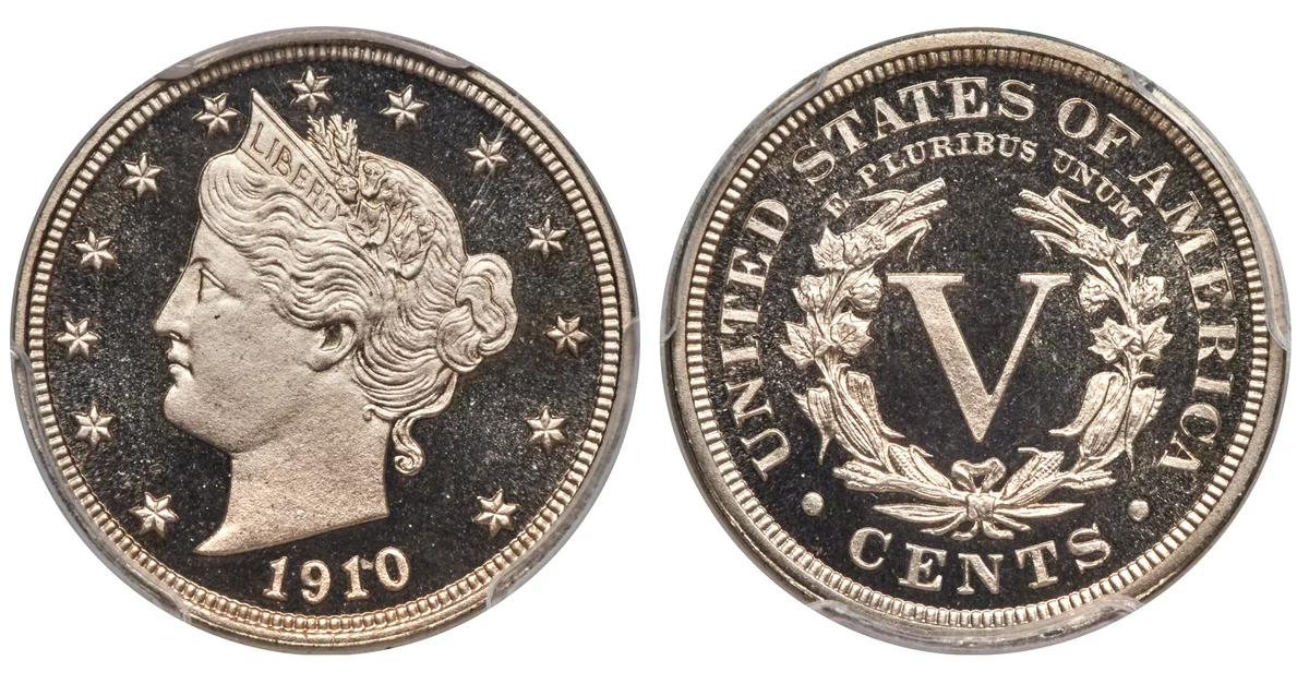 1910 Liberty Head Nickel, Deep Cameo Proof