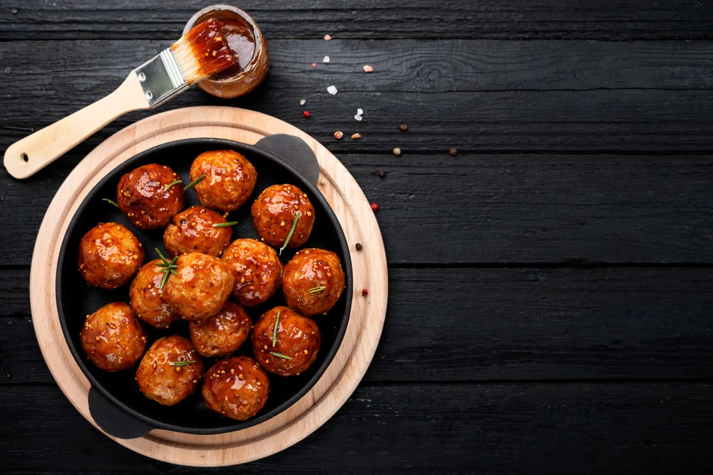 BBQ meatballs