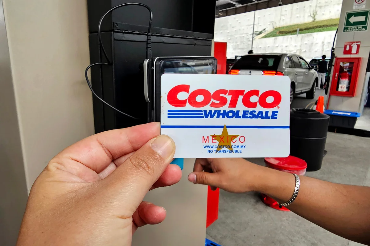 Mexico State, Mexico - May 8 2024: Costco Gas Station sells quality fuel, helps partners and customers by complying with safety and environmental regulations