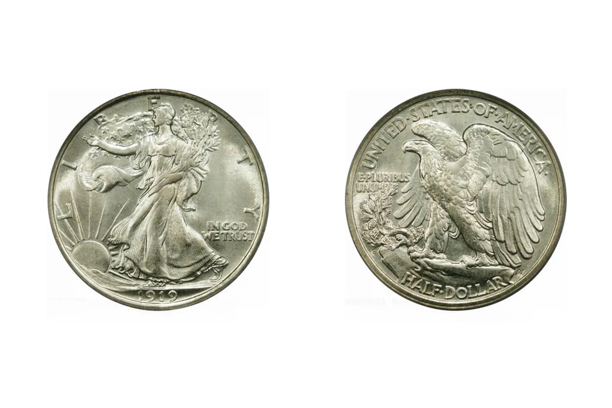 Walking Liberty half Dollar 1919D