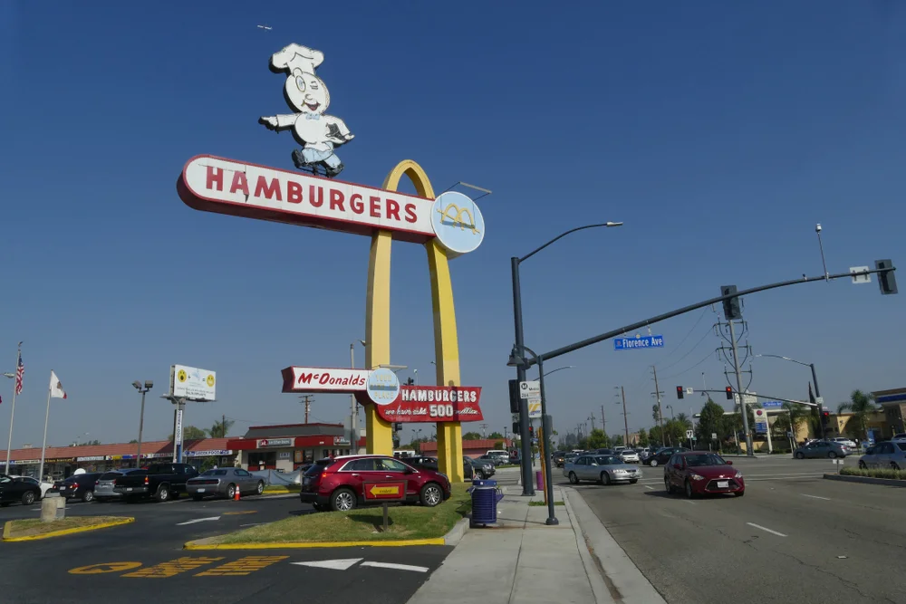 McDonald's in Downey, California