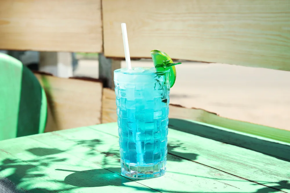 color-change mocktail