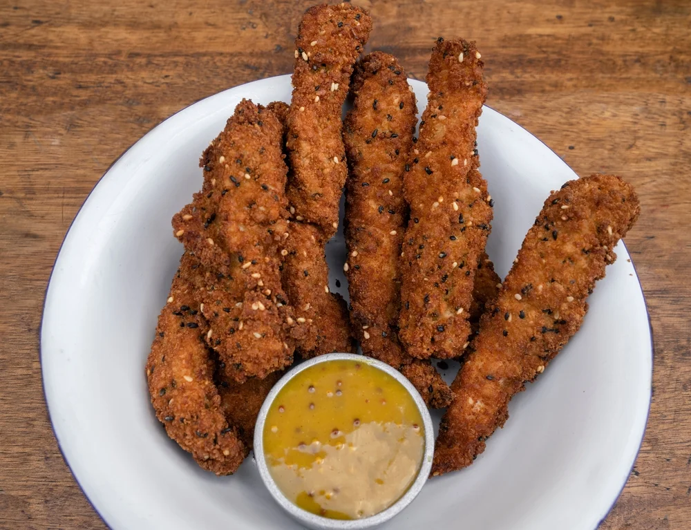 crispy Korean-inspired chicken fingers