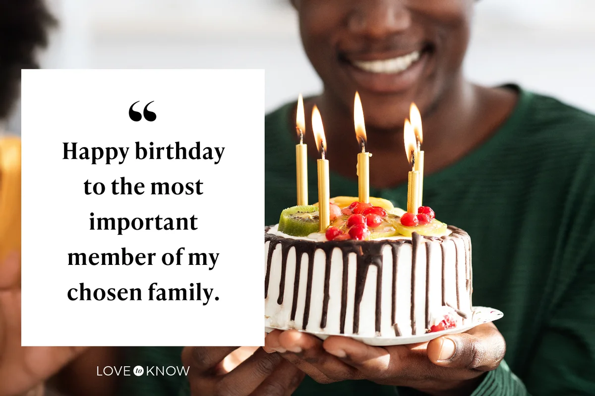 Happy birthday to the most important member of my chosen family.
