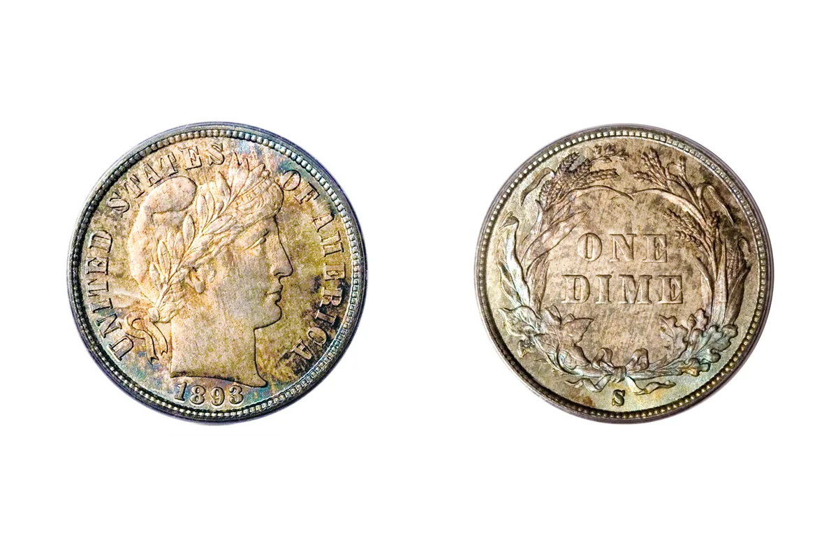 Barber Dimes 1893_S