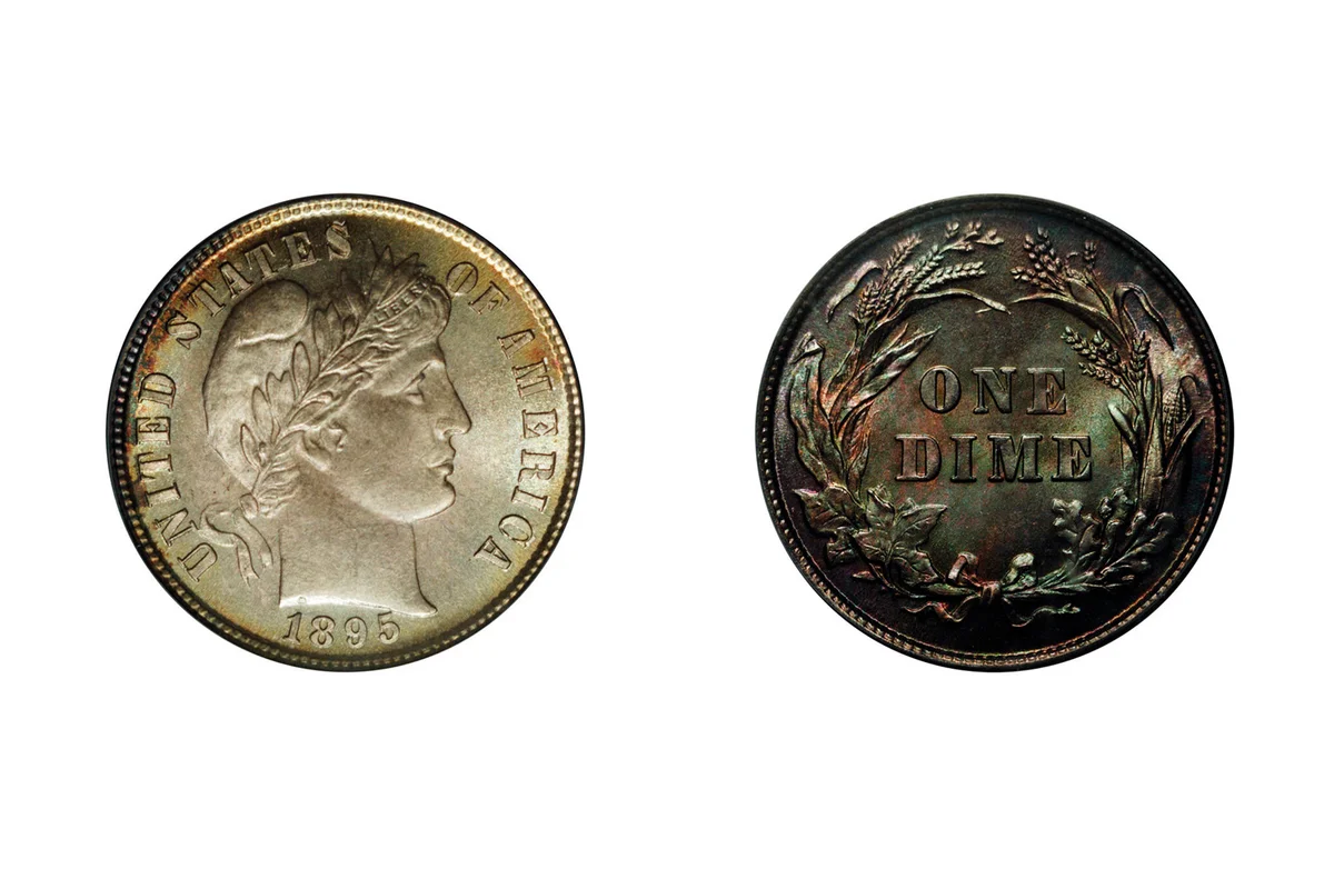 Barber Dimes 1895