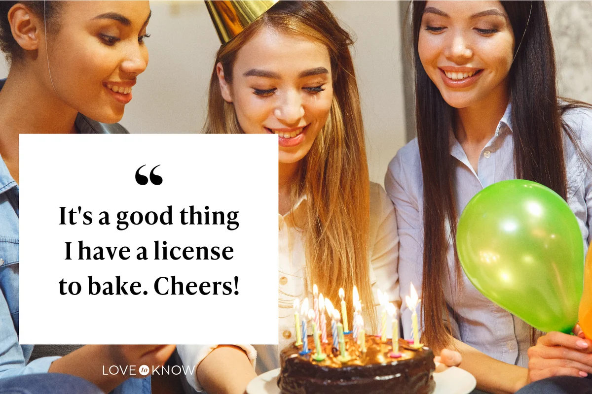 It's a good thing I have a license to bake. Cheers!