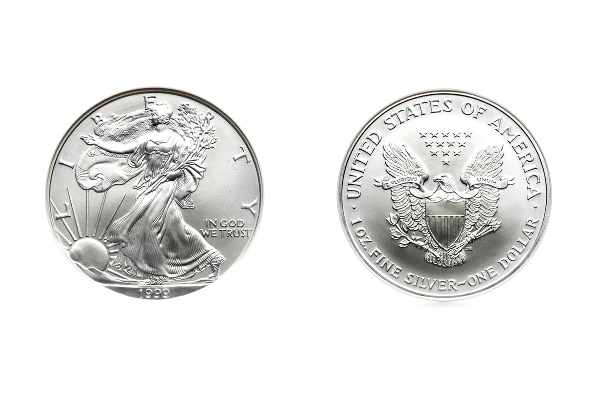 1999 American Silver Eagle coin