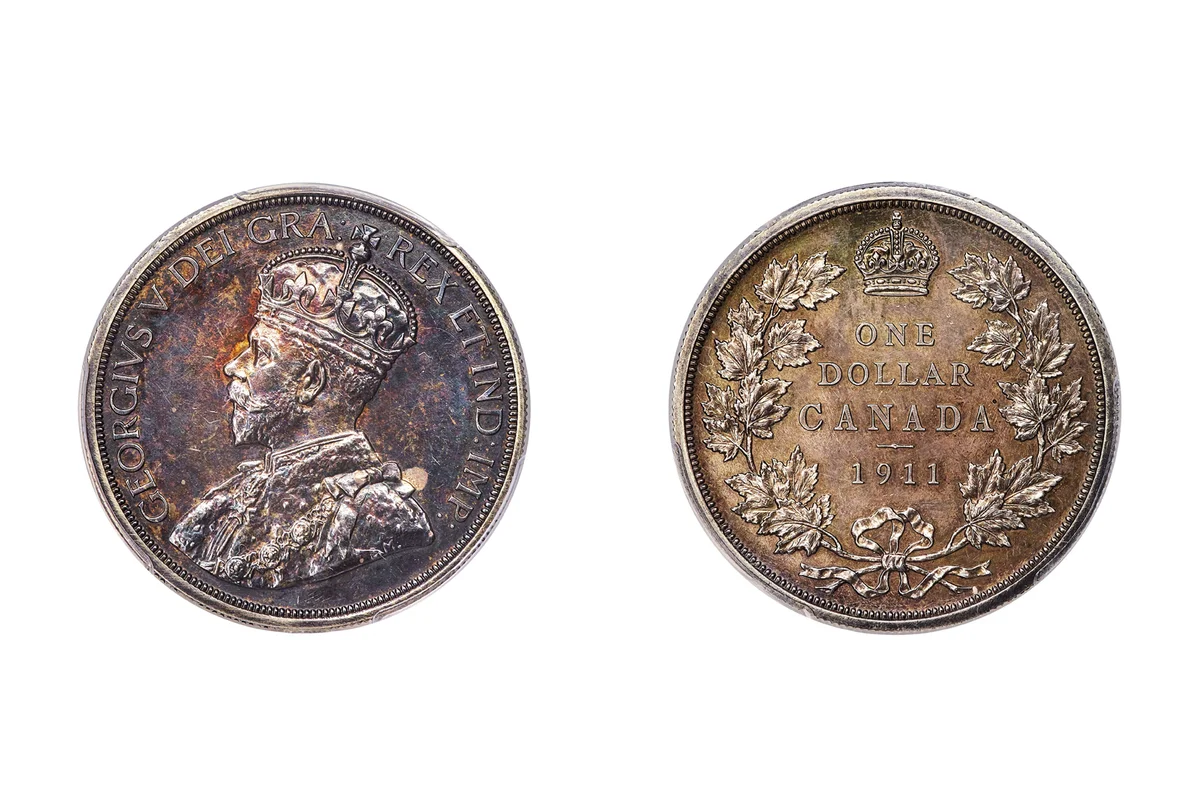 1911 Canadian Dollar Coin