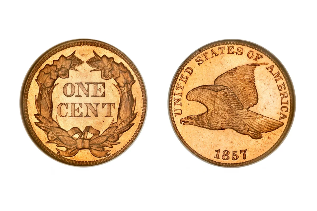 1857 Flying Eagle Cent Proof