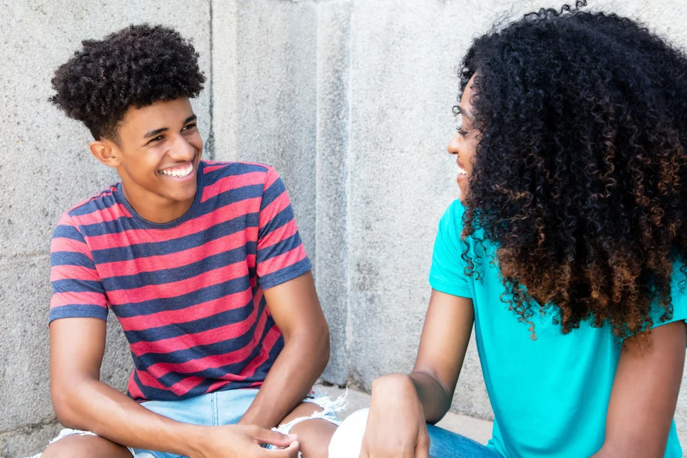 teens on a date