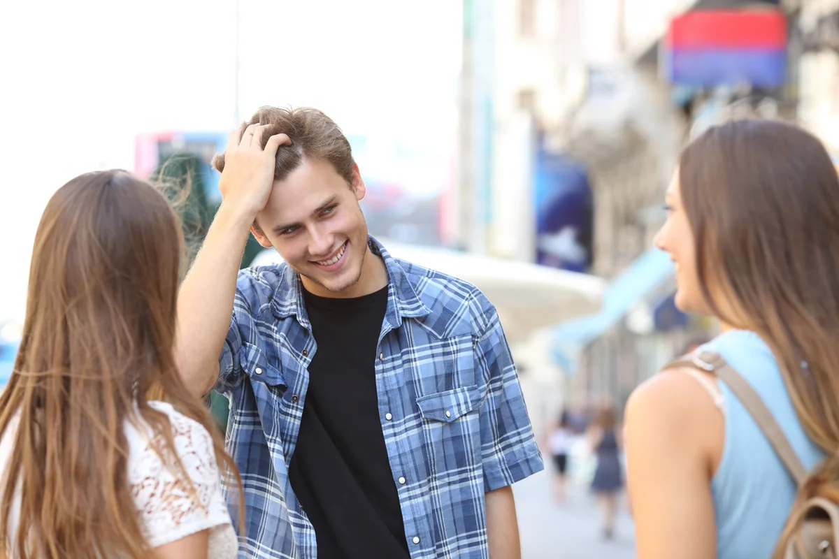 teen boy flirting