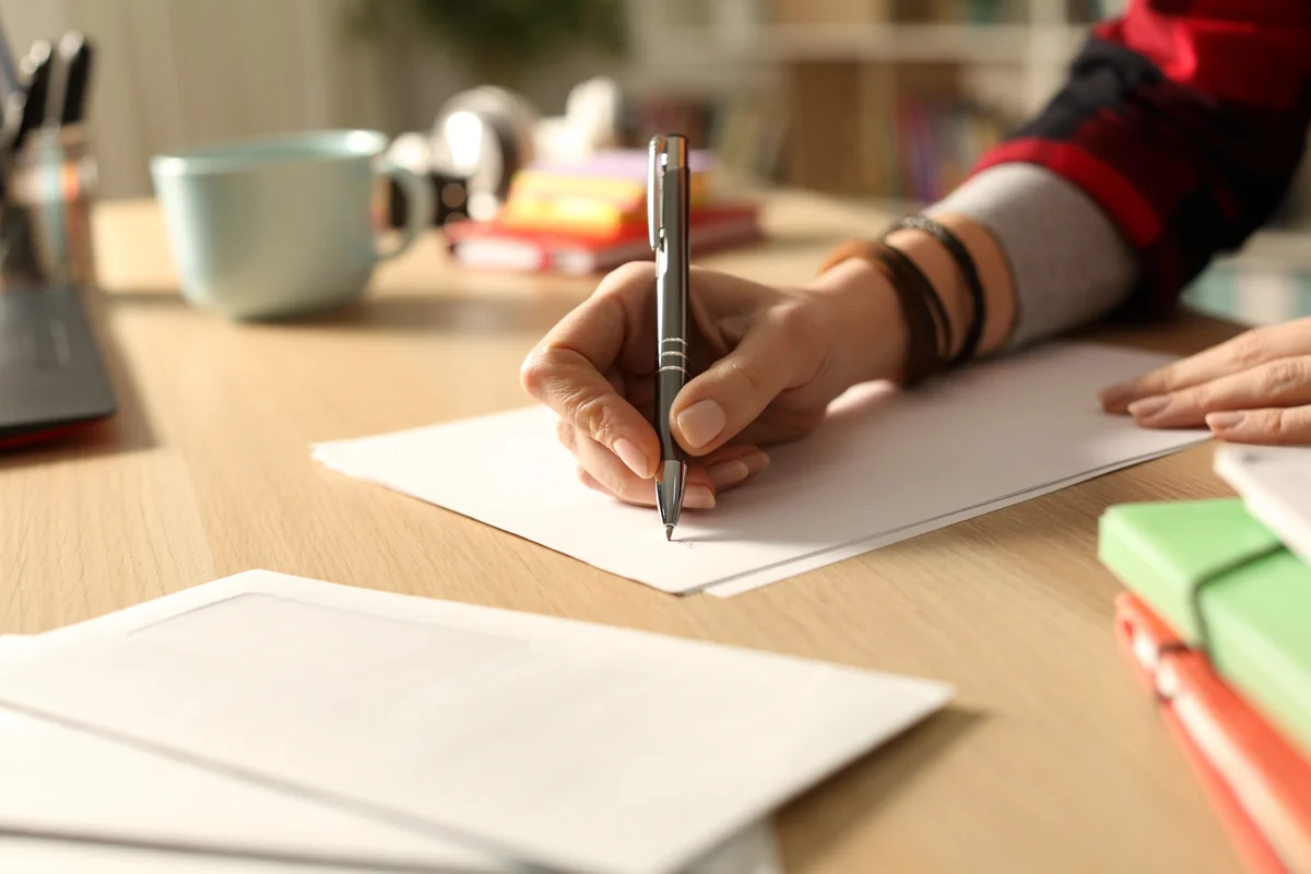 teen writing