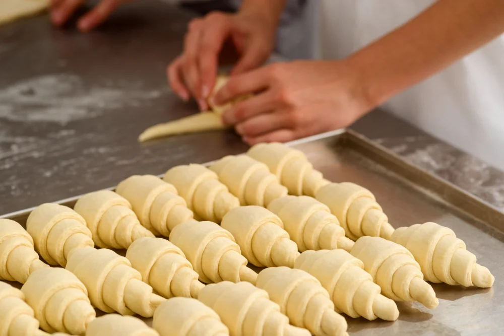 crescent rolls, ready to bake