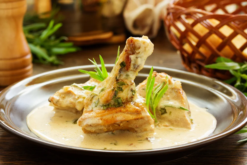 white wine tarragon sauce