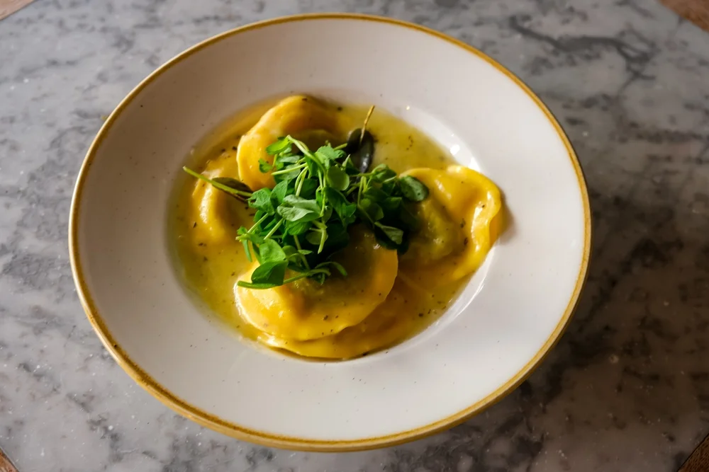 ravioli with sage brown butter sauce