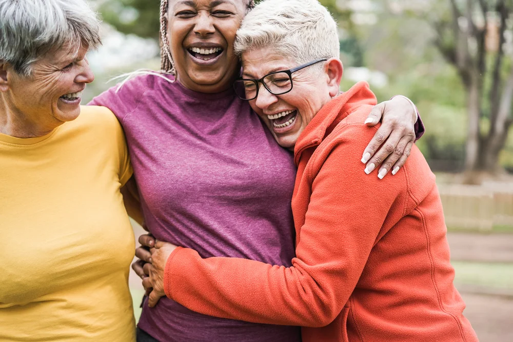 friends laughing