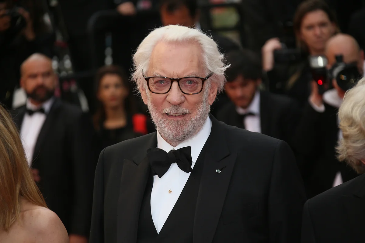 Donald Sutherland attends the Closing Ceremony of the 69th annual Cannes Film Festival