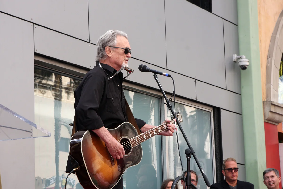 Kris Kristofferson at the Janis Joplin Hollywood Walk of Fame Star Ceremony
